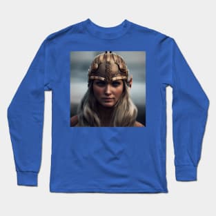 Viking Shield Maiden Long Sleeve T-Shirt